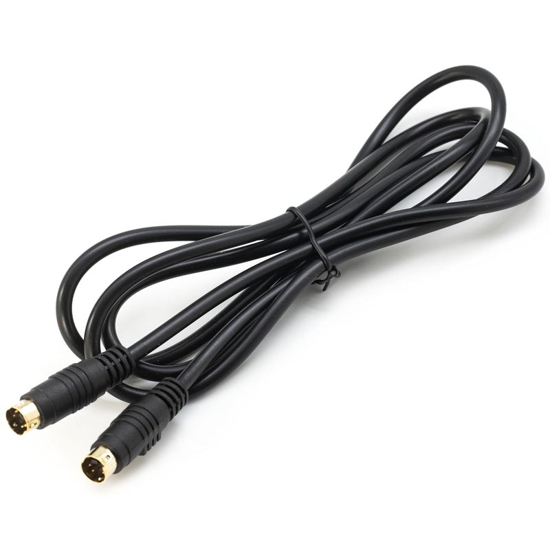 jujinglobal 2pcs 9.8FT (3 Meters) for S-Video S Video 4 pins Connector Cable Gold Plated for DVD DSS DVRs, Home TV Monitor Theater, Players, VCRs, SVHS SVideo receivers, Camcorders - Image 2
